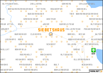 map of Siebetshaus