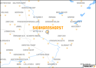 map of Siebmannshorst
