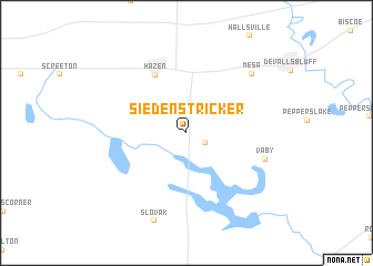 map of Siedenstricker