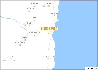 map of Siedever