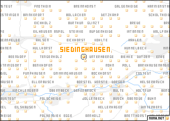 map of Siedinghausen
