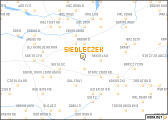 map of Siedleczek