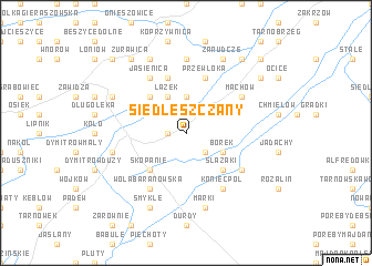 map of Siedleszczany
