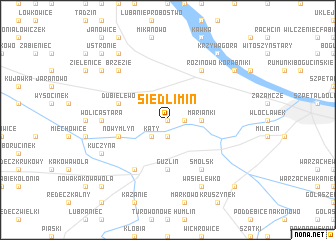 map of Siedlimin