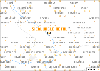 map of Siedlung Leinetal