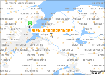 map of Siedlung Oppendorf