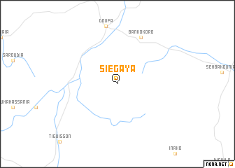 map of Siégaya