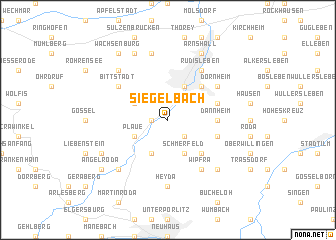 map of Siegelbach