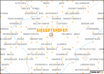 map of Siegertshofen