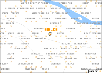 map of Sielce