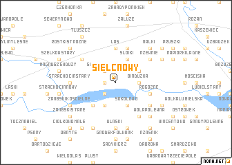 map of Sielc Nowy