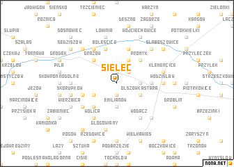 map of Sielec