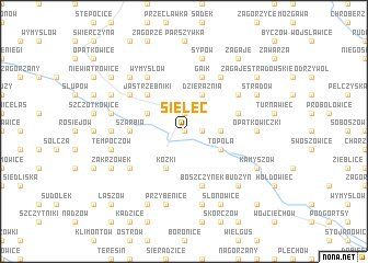 map of Sielec