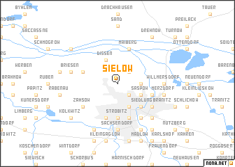 map of Sielow