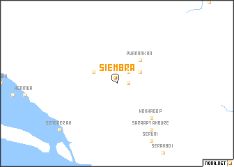 map of Siembra