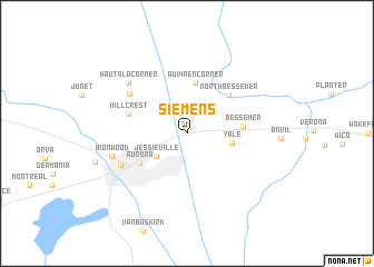 map of Siemens