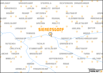 map of Siemersdorf