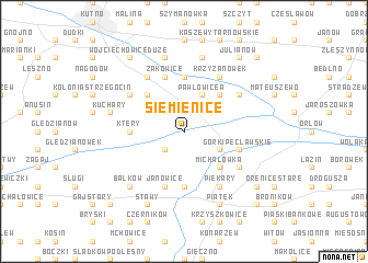 map of Siemienice