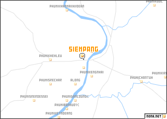 map of Siĕmpang