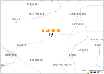 map of Sieniawka