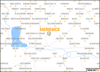 map of Sieniewice