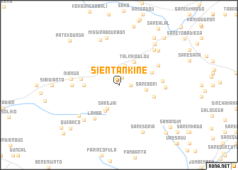 map of Sientankine
