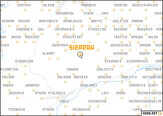 map of Siepraw