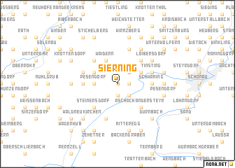 map of Sierning
