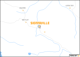 map of Sierraville