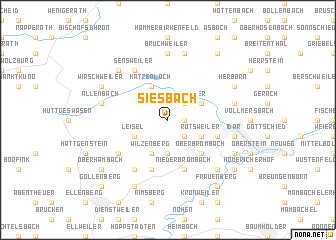 map of Siesbach