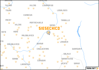 map of Siese Chico