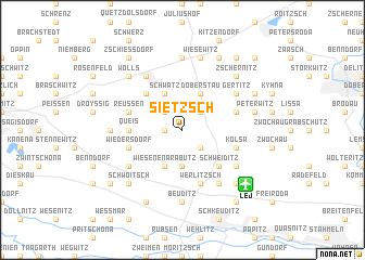 map of Sietzsch