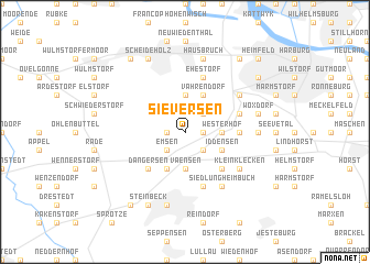 map of Sieversen