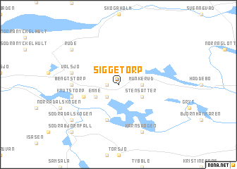 map of Siggetorp