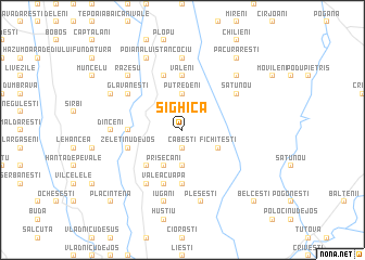 map of Sighica