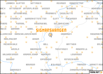 map of Sigmarswangen