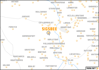 map of Sigsbee