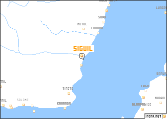 map of Siguil