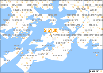 map of Sigyŏ-ri