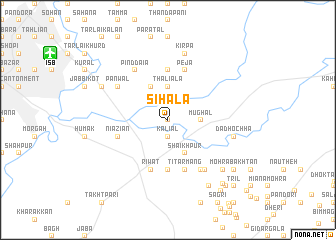 map of Sihāla