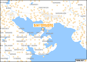 map of Sihyŏn-dong