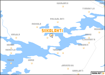 map of Siikalahti