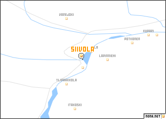 map of Siivola