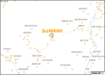 map of Sijanaani