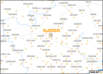 map of Sijŏng-ni