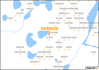map of Sikamena