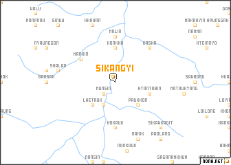 map of Sikangyi