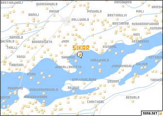 map of Sīkar
