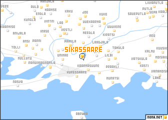 map of Sikassaare