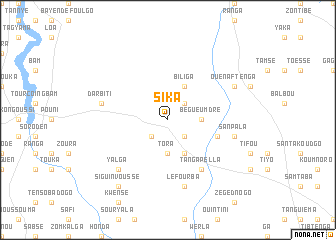 map of Sika